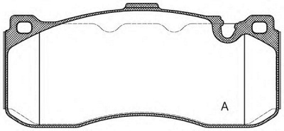 OPEN PARTS bpa138000 -  Комплект тормозных колодок, дисковый тормоз